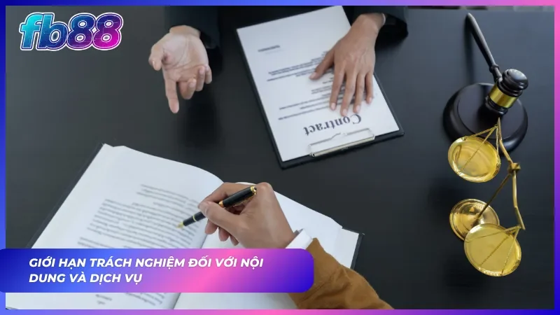 Giới hạn trách nhiệm đối với sự cố và dịch vụ bên thứ ba