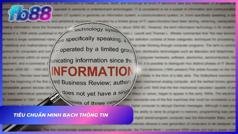 Minh bạch thông tin gắn với trải nghiệm người dùng